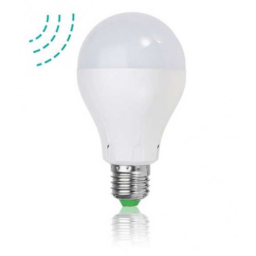 4 Watt E27 LED lamp met Bewegingsmelder Warm Wit 4 Watt E27 LED lamp met Bewegingsmelder Warm Wit