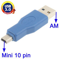 USB 3.0 AM to Mini 10 pin Adapter USB 3.0 AM to Mini 10 pin Adapter