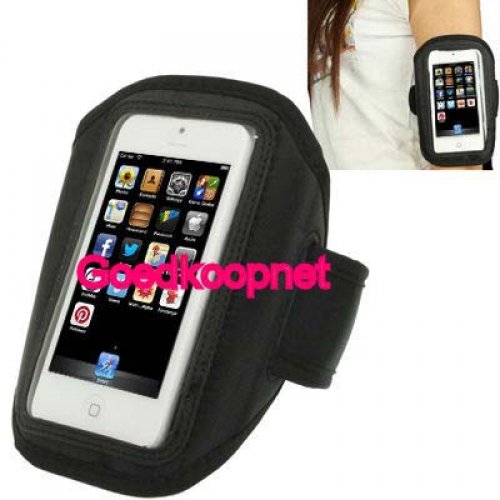 sport armband voor de iphone 5 5c 5s zwart sport armband voor de iphone 5 5c 5s zwart